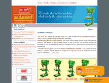 Tablet Screenshot of drillmachineindia.com